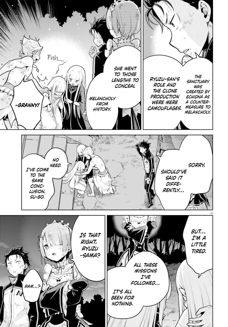 Rezero Kara Hajimeru Isekai Seikatsu Dai 4 Shou SeIIki To Gouyoku No Majo Chapter 56 Page 23