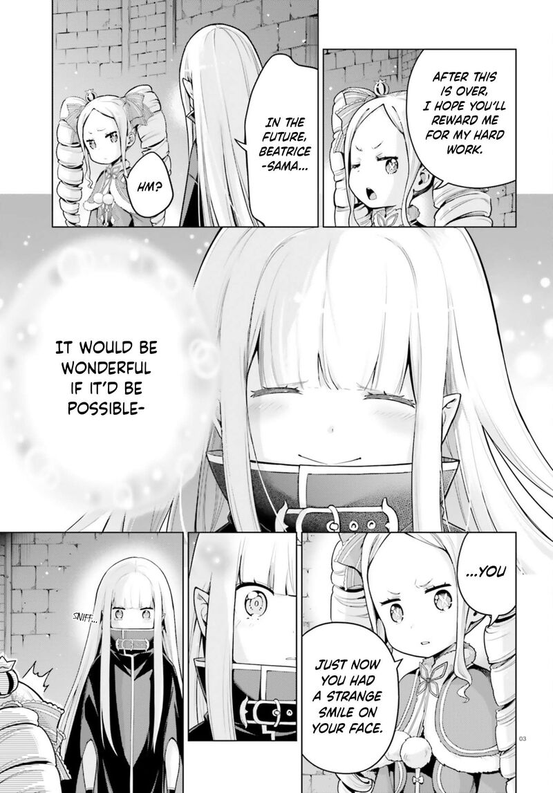 Rezero Kara Hajimeru Isekai Seikatsu Dai 4 Shou SeIIki To Gouyoku No Majo Chapter 56 Page 3