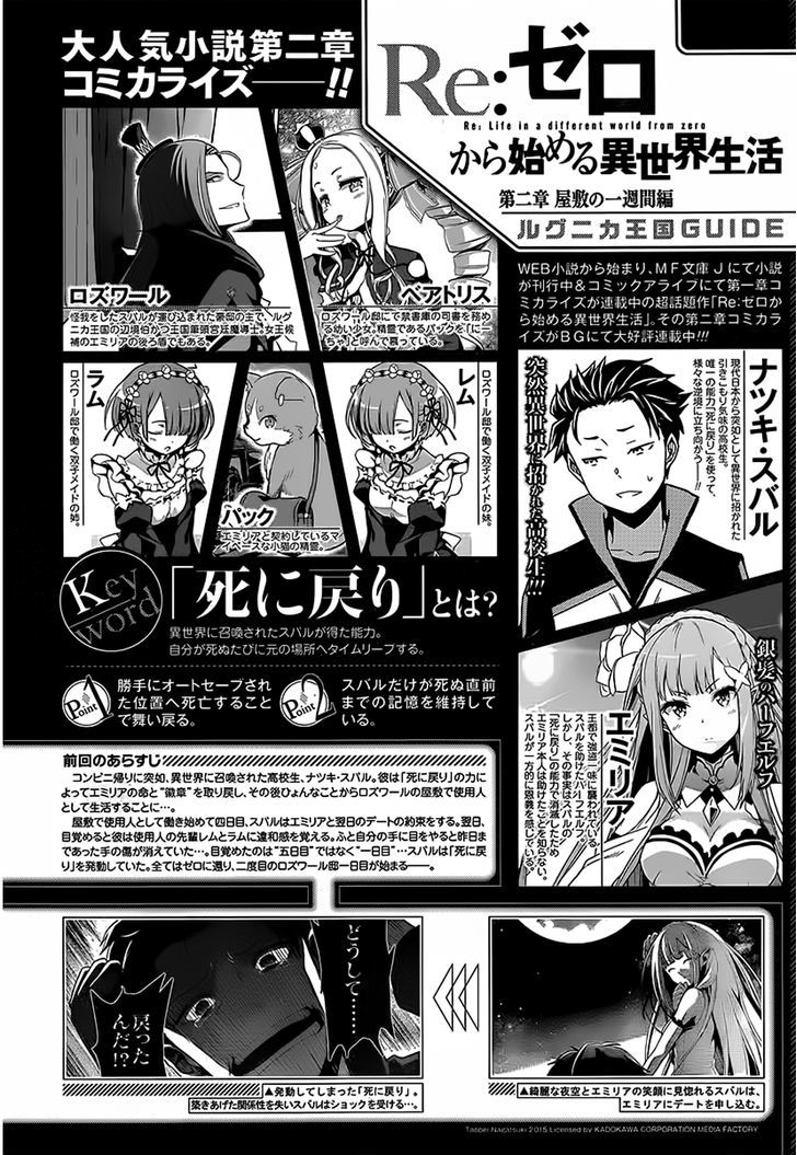 Rezero Kara Hajimeru Isekai Seikatsu Dainishou Yashiki No Shuukan Hen Chapter 5 Page 3