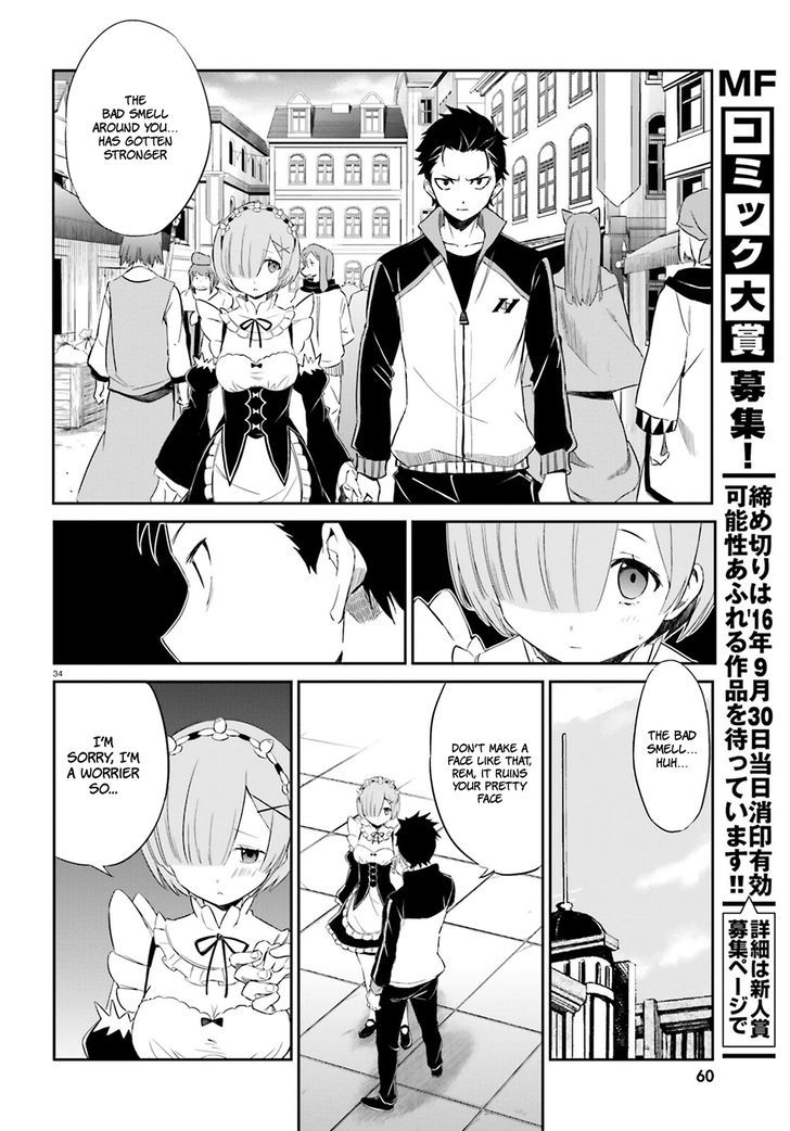Rezero Kara Hajimeru Isekai Seikatsu Daisanshou Truth Of Zero Chapter 15 Page 34