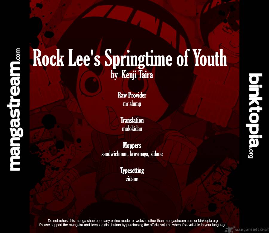 Rock Lees Springtime Of Youth Chapter 1 Page 2