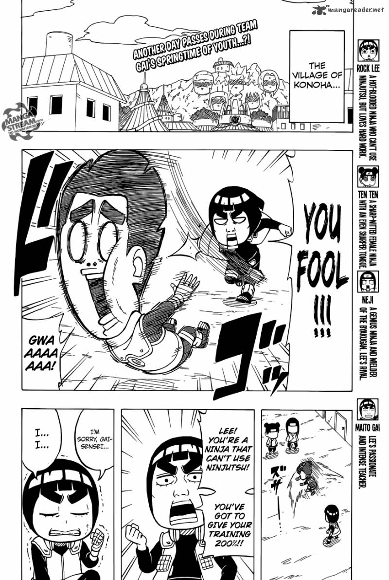 Rock Lees Springtime Of Youth Chapter 36 Page 2