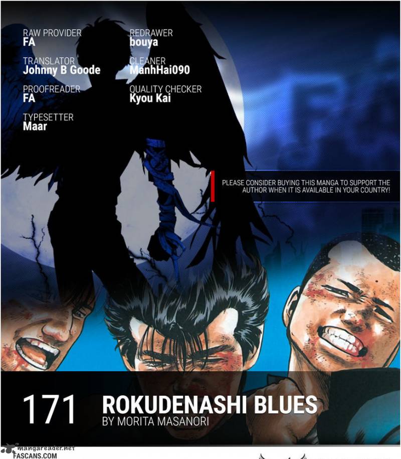 Rokudenashi Blues Chapter 171 Page 1