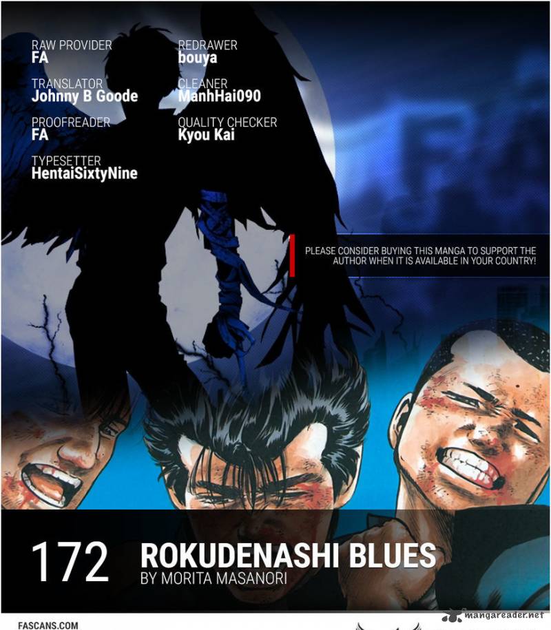 Rokudenashi Blues Chapter 172 Page 1