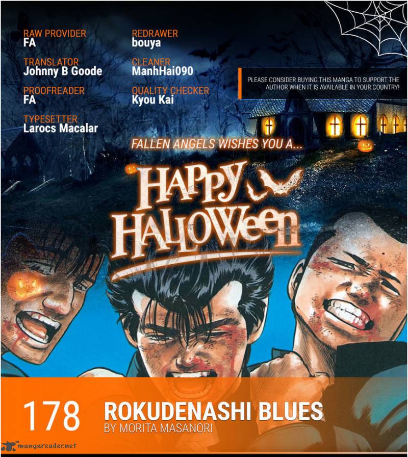 Rokudenashi Blues Chapter 178 Page 1