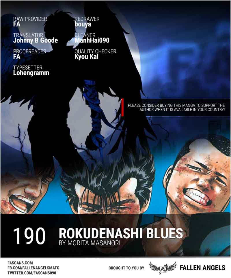 Rokudenashi Blues Chapter 190 Page 1
