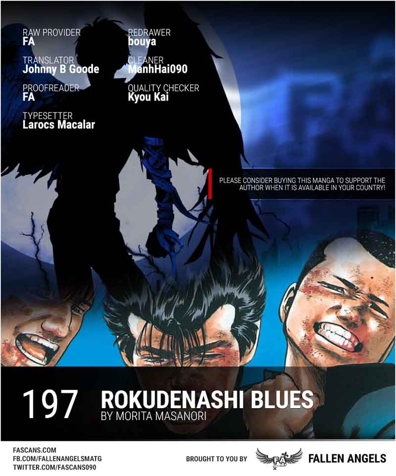 Rokudenashi Blues Chapter 197 Page 1