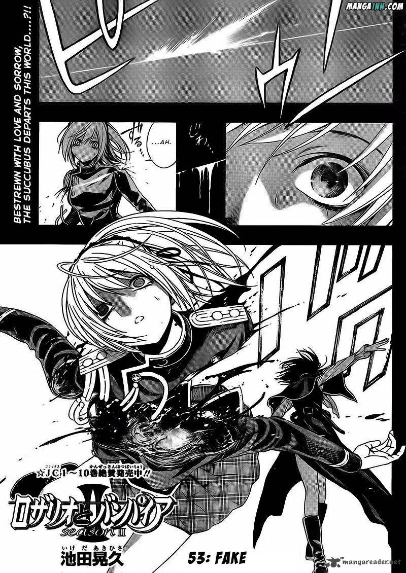 Rosario Vampire II Chapter 53 Page 1