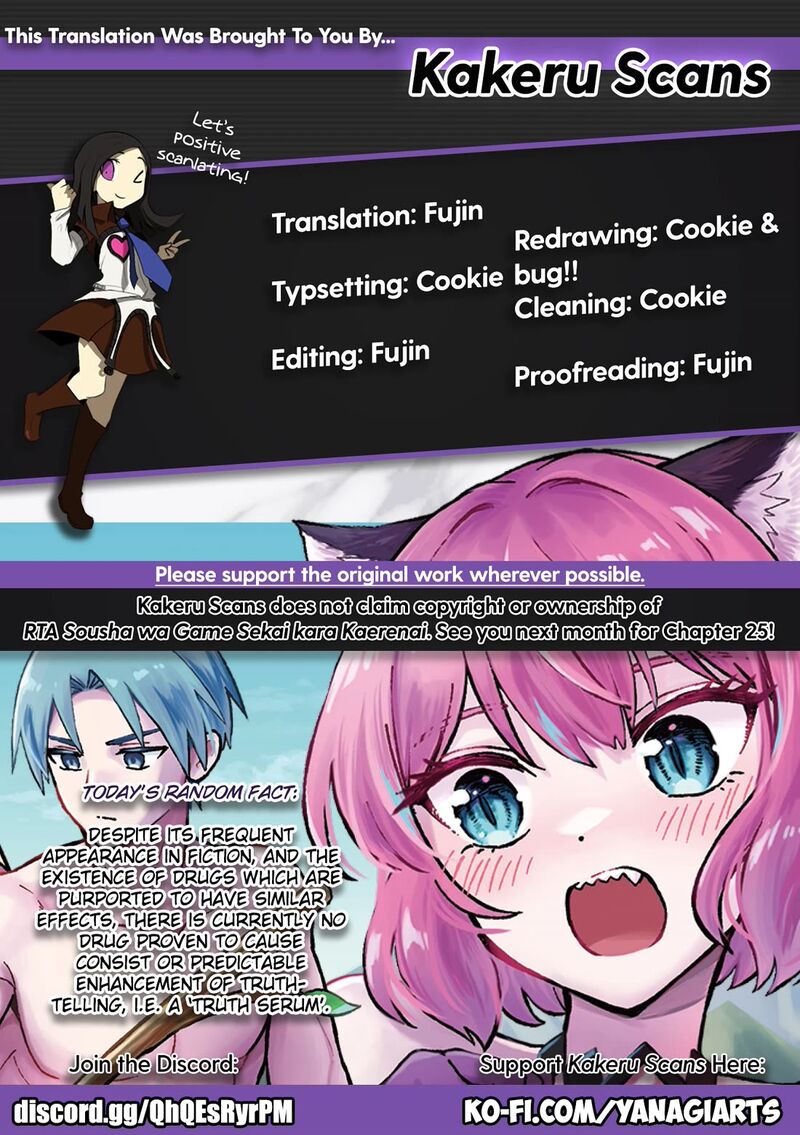 Rta Sousha Wa Game Sekai Kara Kaerarenai Chapter 24 Page 51