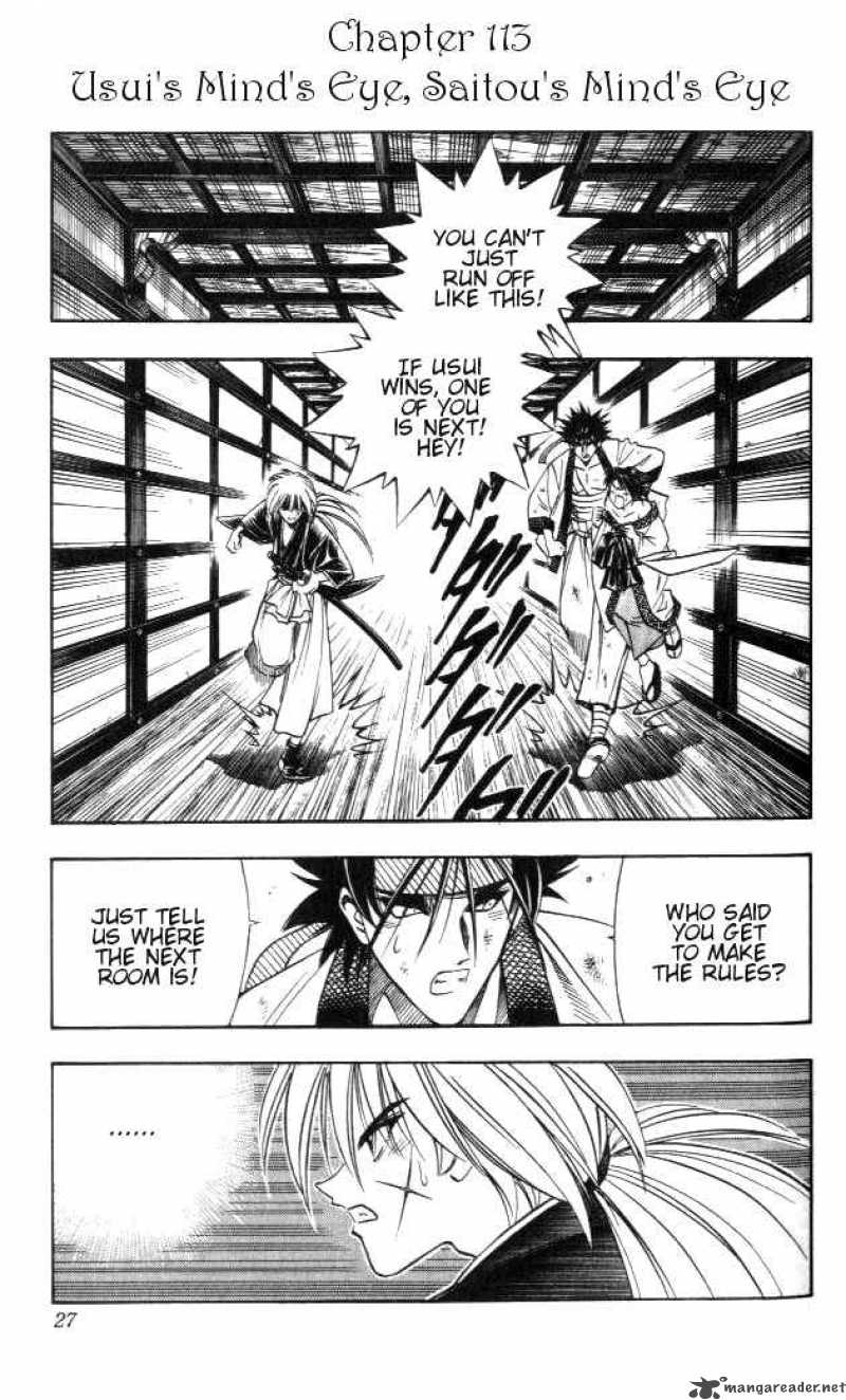 Rurouni Kenshin Chapter 113 Page 1