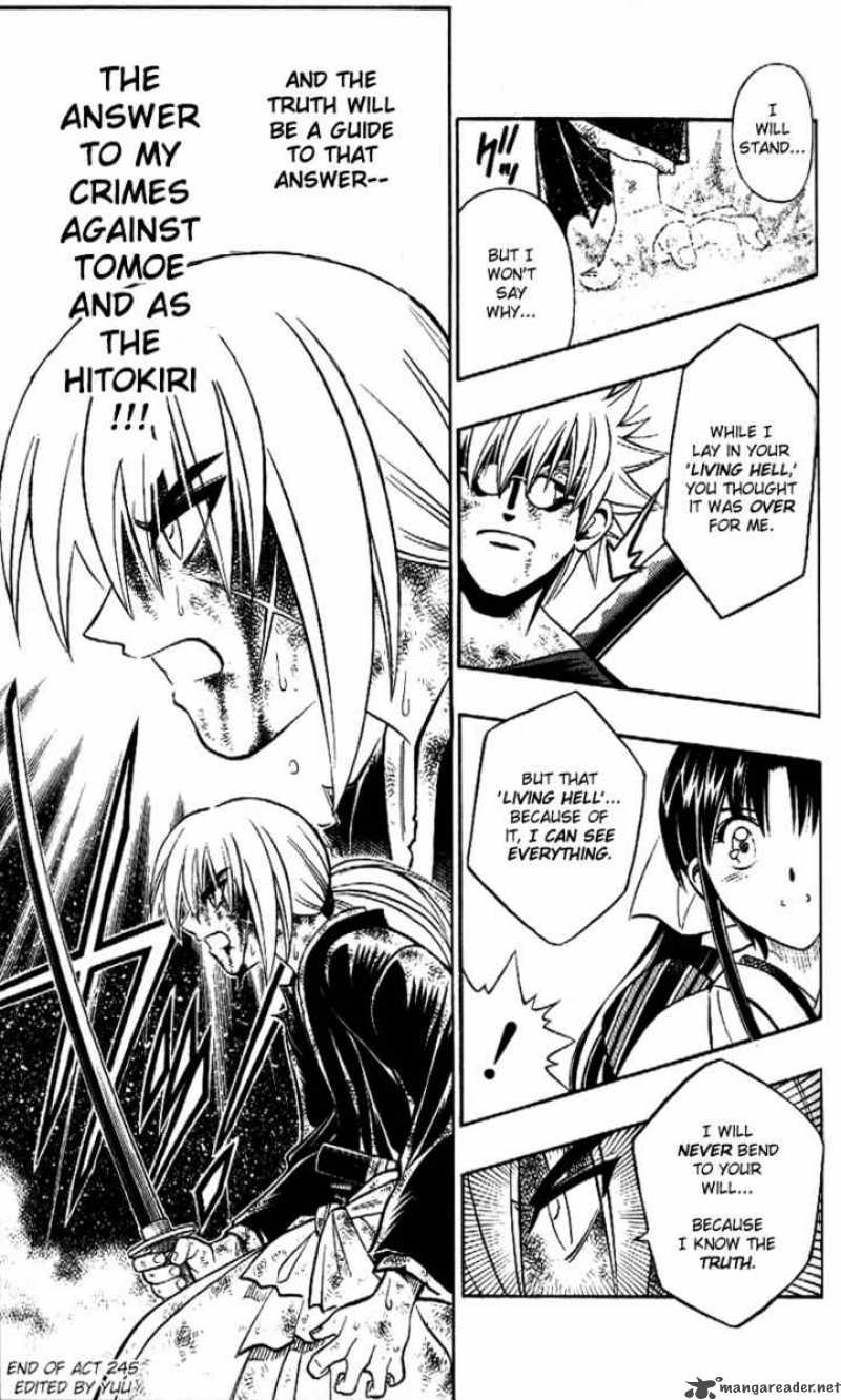 Rurouni Kenshin Chapter 245 Page 17
