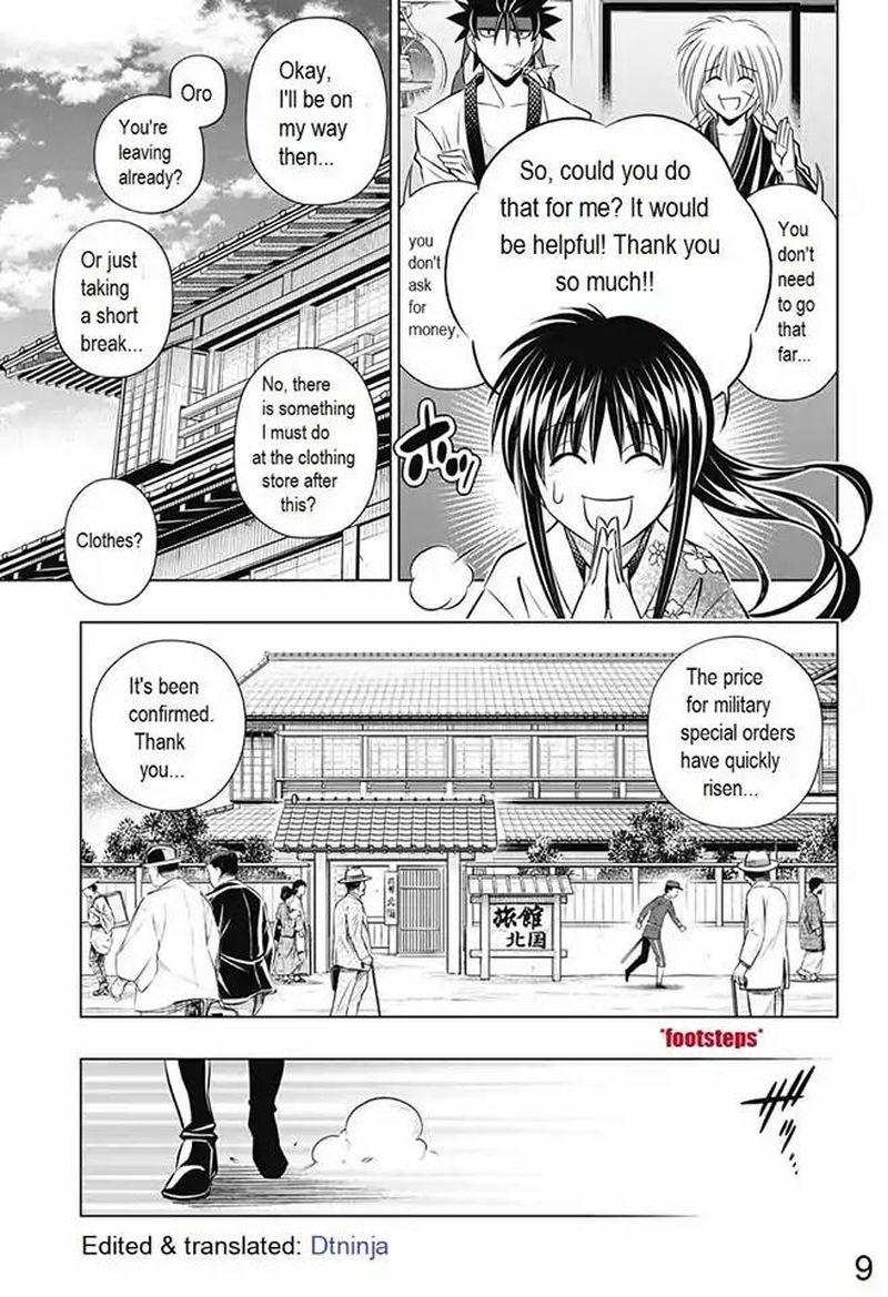 Rurouni Kenshin Hokkaido Arc Chapter 13 Page 9