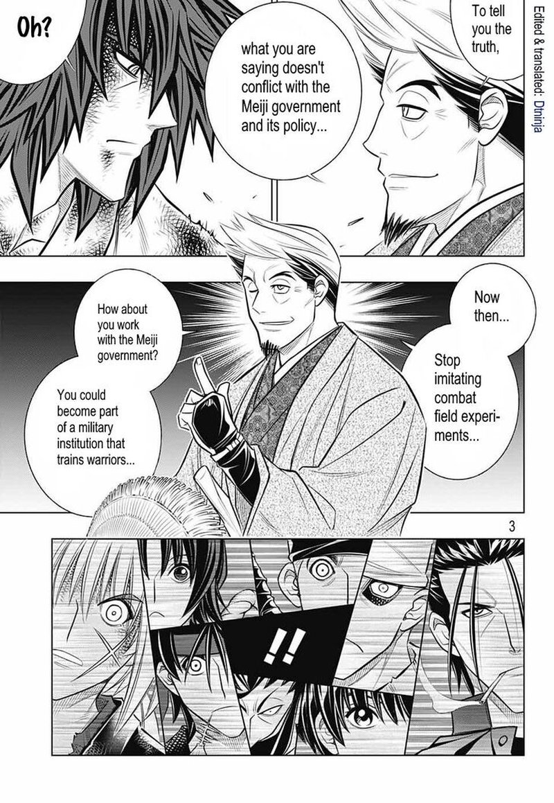 Rurouni Kenshin Hokkaido Arc Chapter 19 Page 3