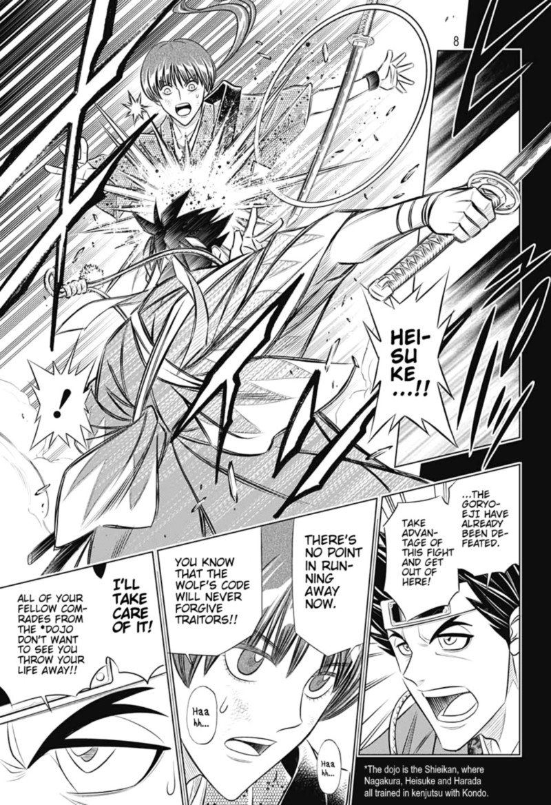 Rurouni Kenshin Hokkaido Arc Chapter 37 Page 8