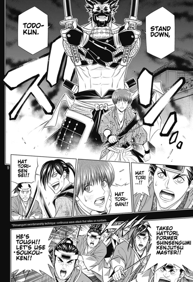 Rurouni Kenshin Hokkaido Arc Chapter 37 Page 9