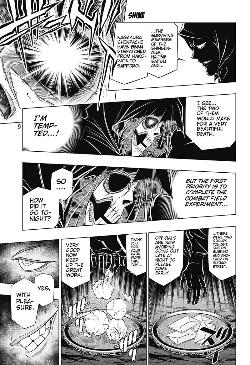Rurouni Kenshin Hokkaido Arc Chapter 38 Page 9