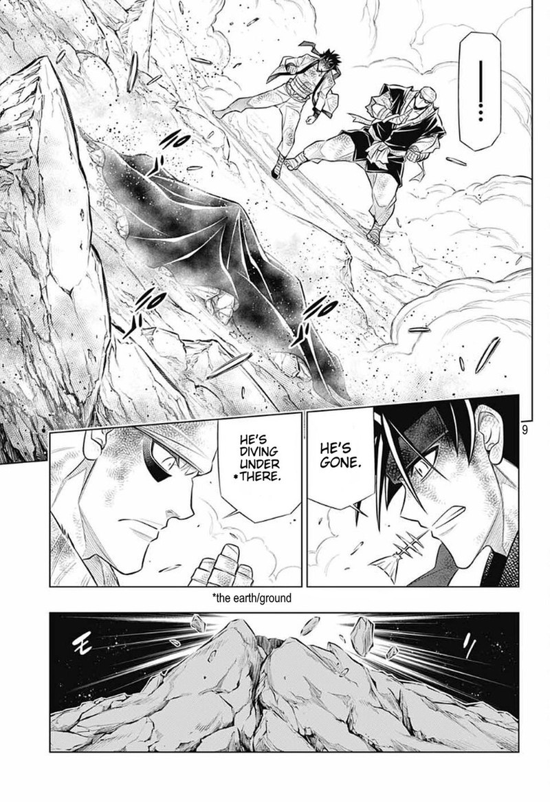 Rurouni Kenshin Hokkaido Arc Chapter 53 Page 9