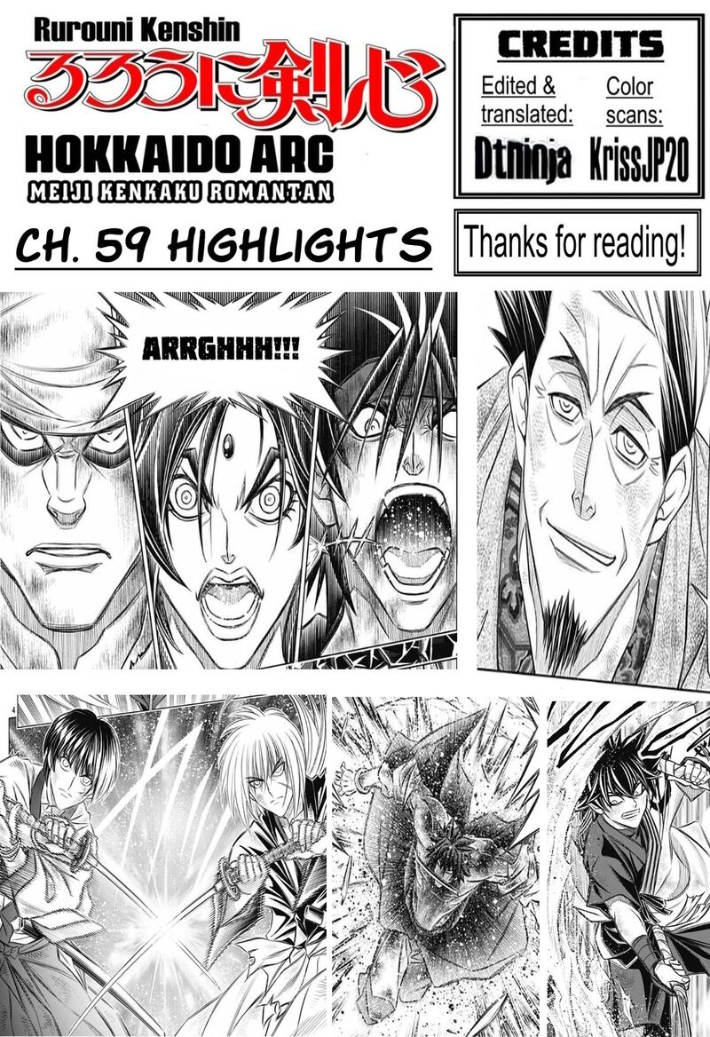 Rurouni Kenshin Hokkaido Arc Chapter 59 Page 19