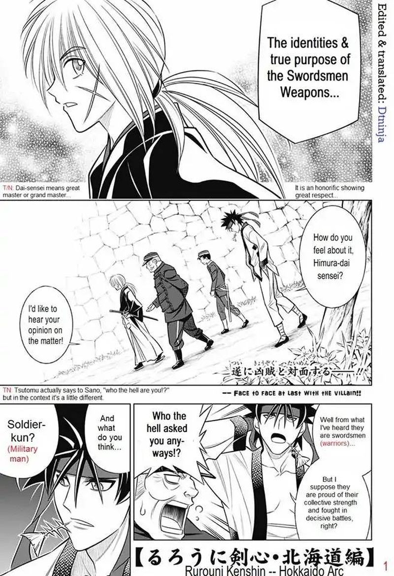 Rurouni Kenshin Hokkaido Arc Chapter 8 Page 1