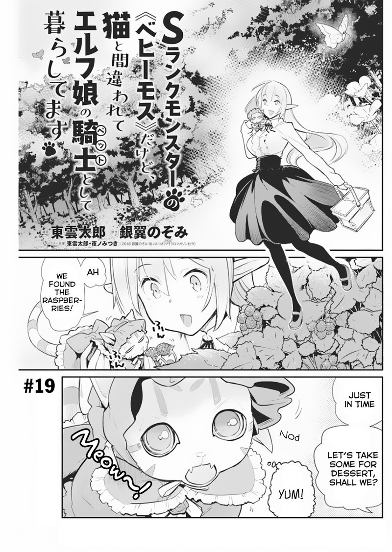 S Rank Monster No Behemoth Dakedo Neko To Machigawarete Erufu Musume No Kishi Pet Toshite Kurashitemasu Chapter 19 Page 1