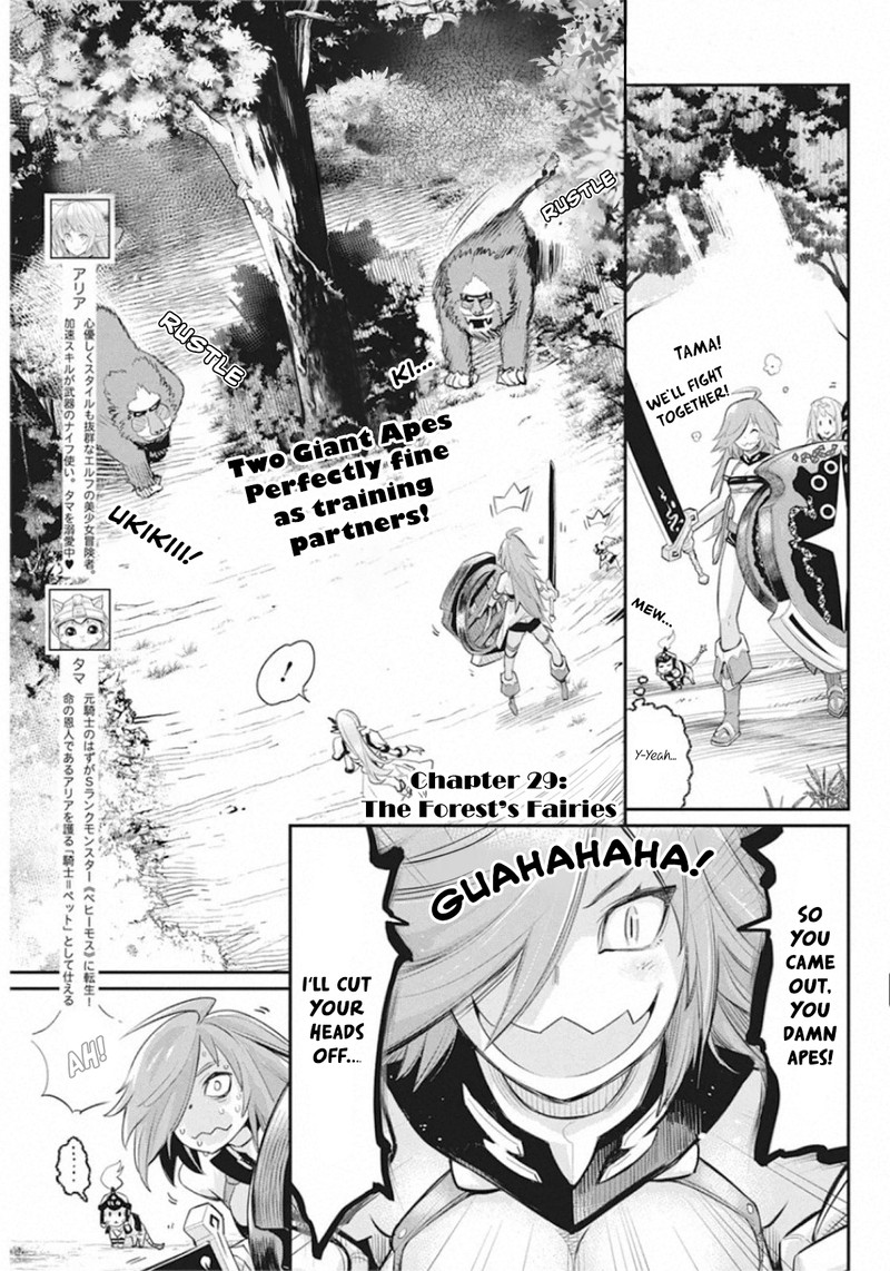 S Rank Monster No Behemoth Dakedo Neko To Machigawarete Erufu Musume No Kishi Pet Toshite Kurashitemasu Chapter 29 Page 1