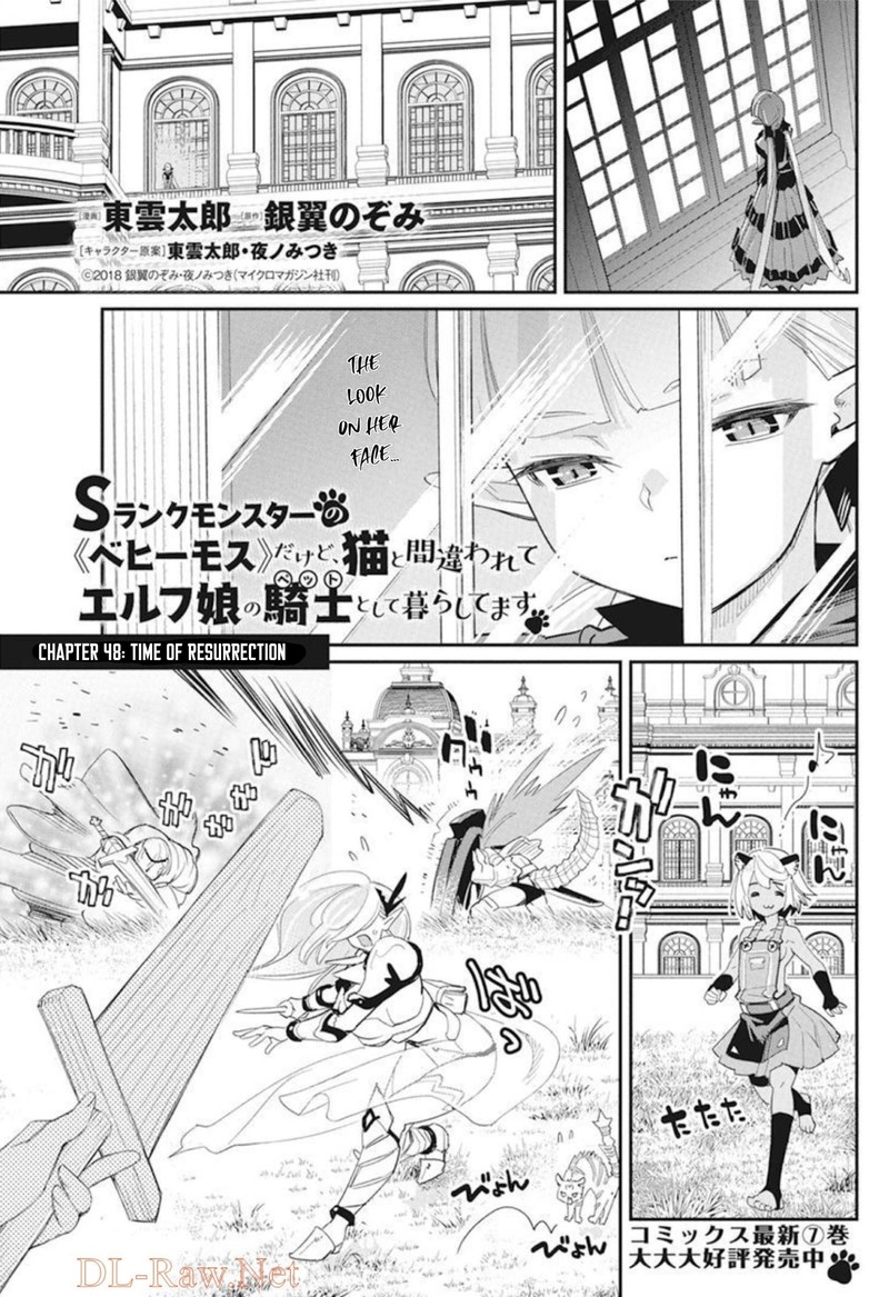 S Rank Monster No Behemoth Dakedo Neko To Machigawarete Erufu Musume No Kishi Pet Toshite Kurashitemasu Chapter 48 Page 1