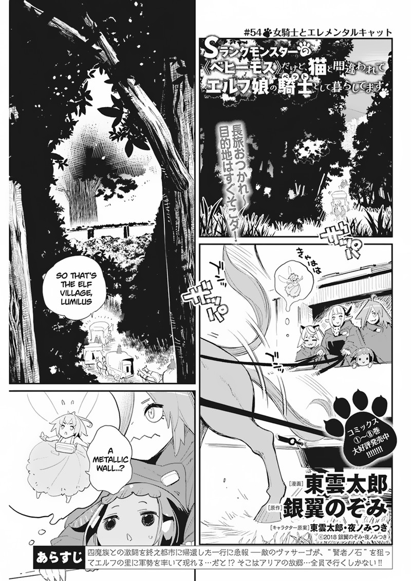 S Rank Monster No Behemoth Dakedo Neko To Machigawarete Erufu Musume No Kishi Pet Toshite Kurashitemasu Chapter 54 Page 1