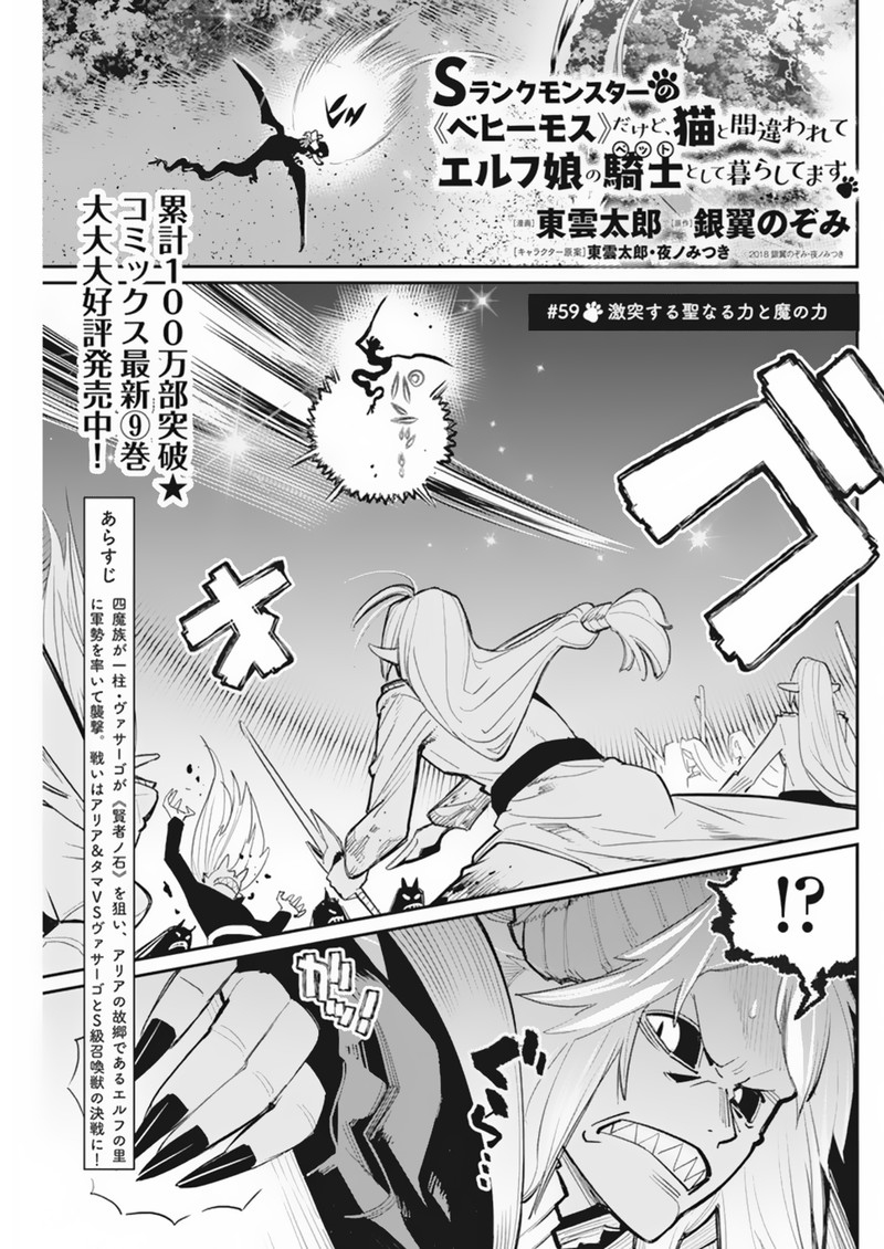 S Rank Monster No Behemoth Dakedo Neko To Machigawarete Erufu Musume No Kishi Pet Toshite Kurashitemasu Chapter 59 Page 1