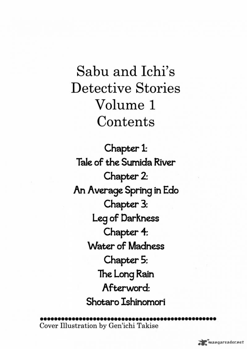 Sabu To Ichi Torimonohikae Chapter 1 Page 6