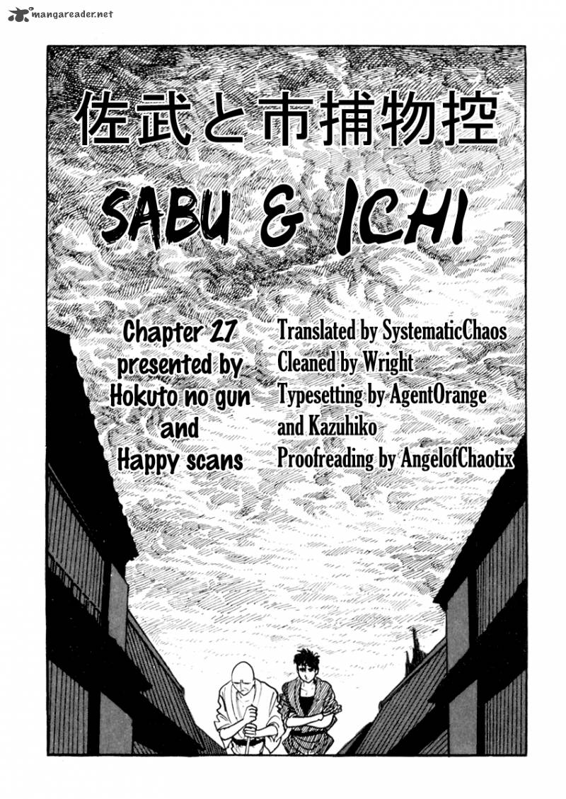 Sabu To Ichi Torimonohikae Chapter 27 Page 35