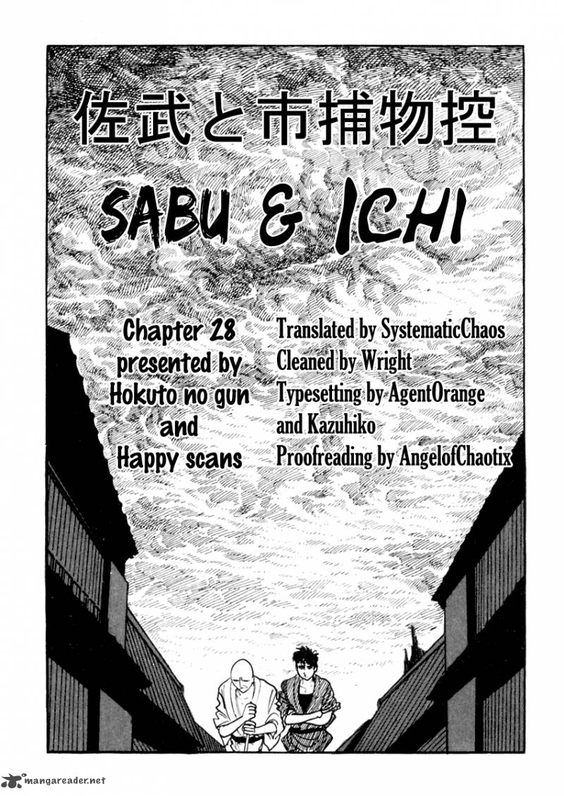 Sabu To Ichi Torimonohikae Chapter 28 Page 34