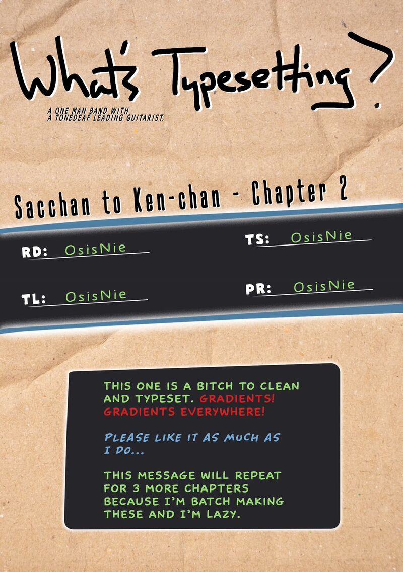 Sacchan To Ken Chan Wa Kyou Mo Itteru Chapter 2 Page 9