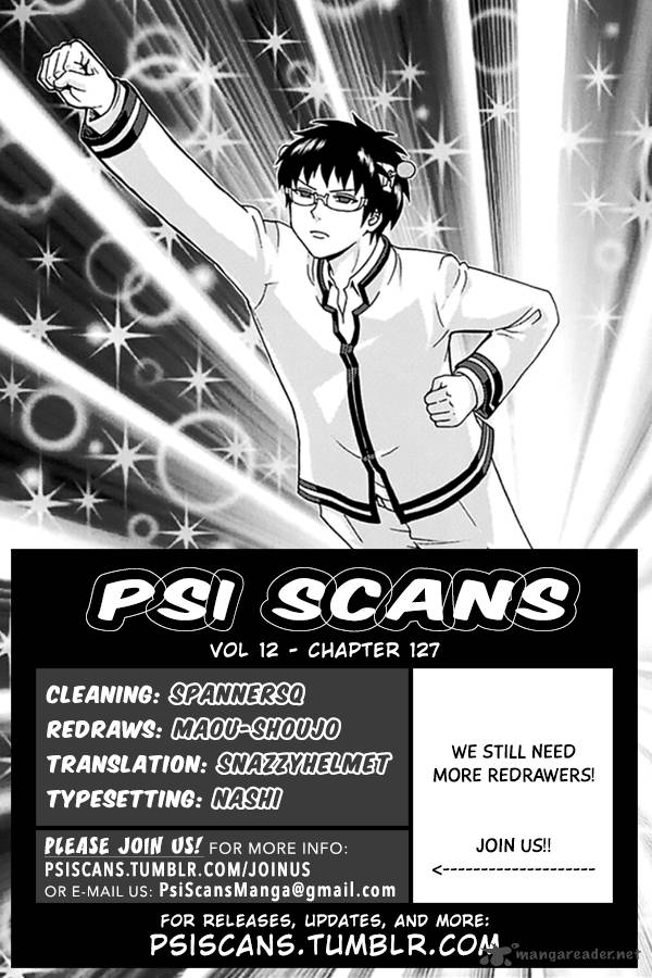 Saiki Kusuo No Psi Nan Chapter 127 Page 1