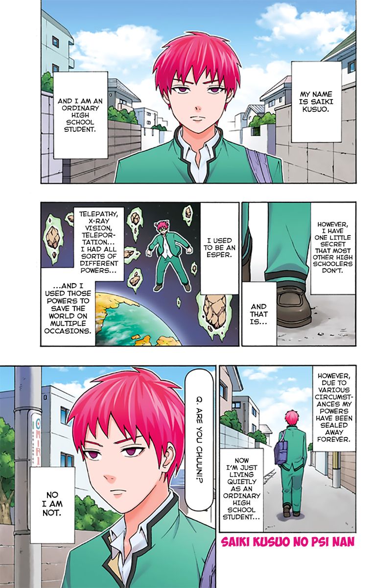 Saiki Kusuo No Psi Nan Chapter 280 Page 1