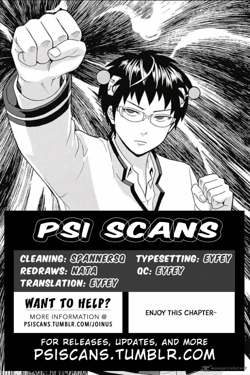 Saiki Kusuo No Psi Nan Chapter 39 Page 1