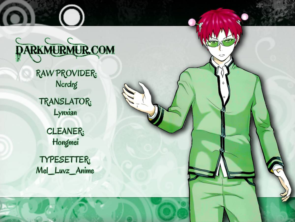Saiki Kusuo No Psi Nan Chapter 6 Page 1