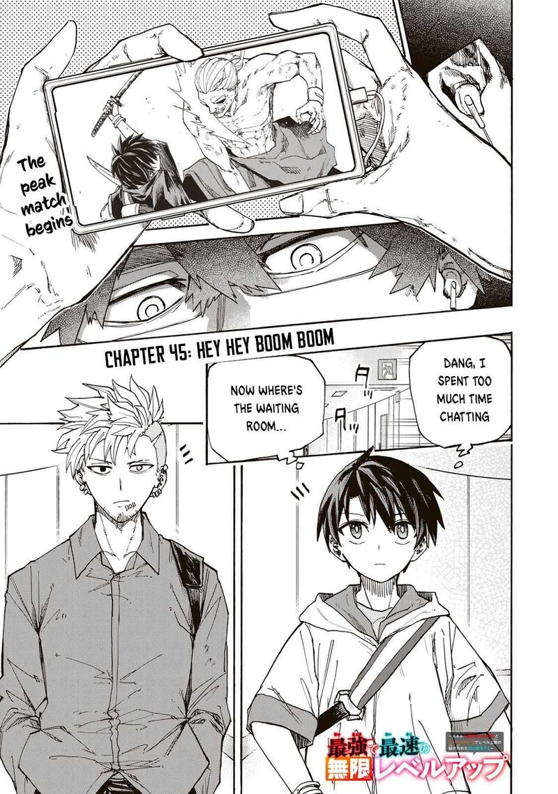 Saikyou De Saisoku No Mugen Level Up Chapter 45 Page 2