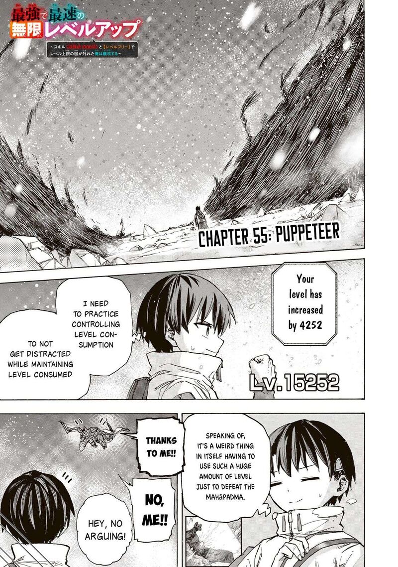 Saikyou De Saisoku No Mugen Level Up Chapter 55 Page 1