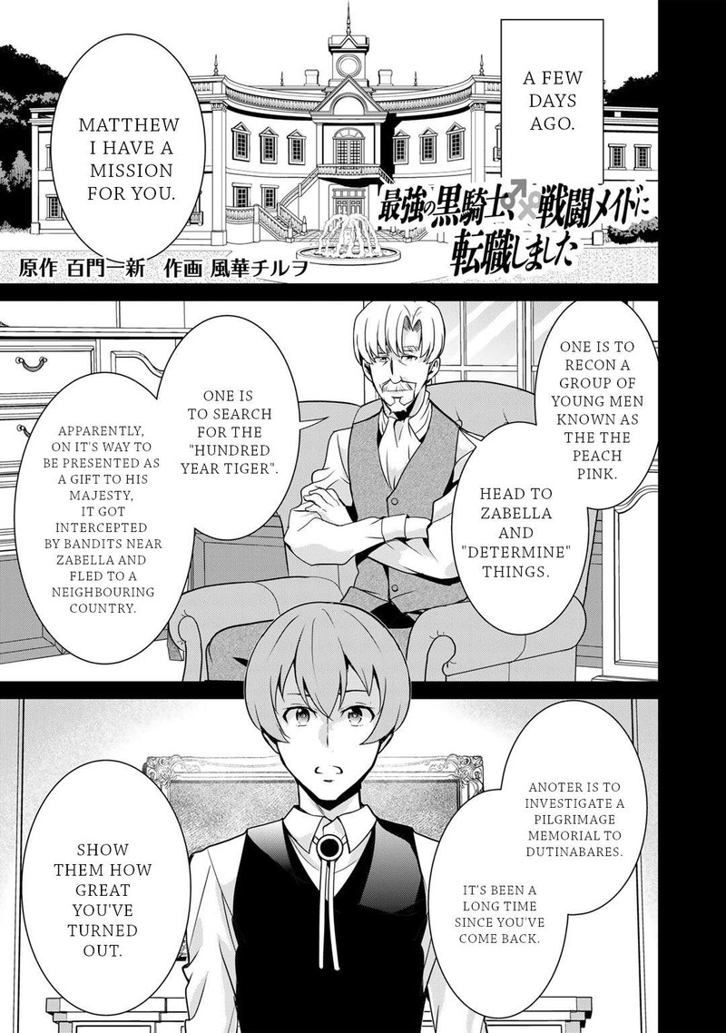 Saikyou No Kurokishi Sentou Maid Ni Tenshoku Shimashita Chapter 53 Page 1