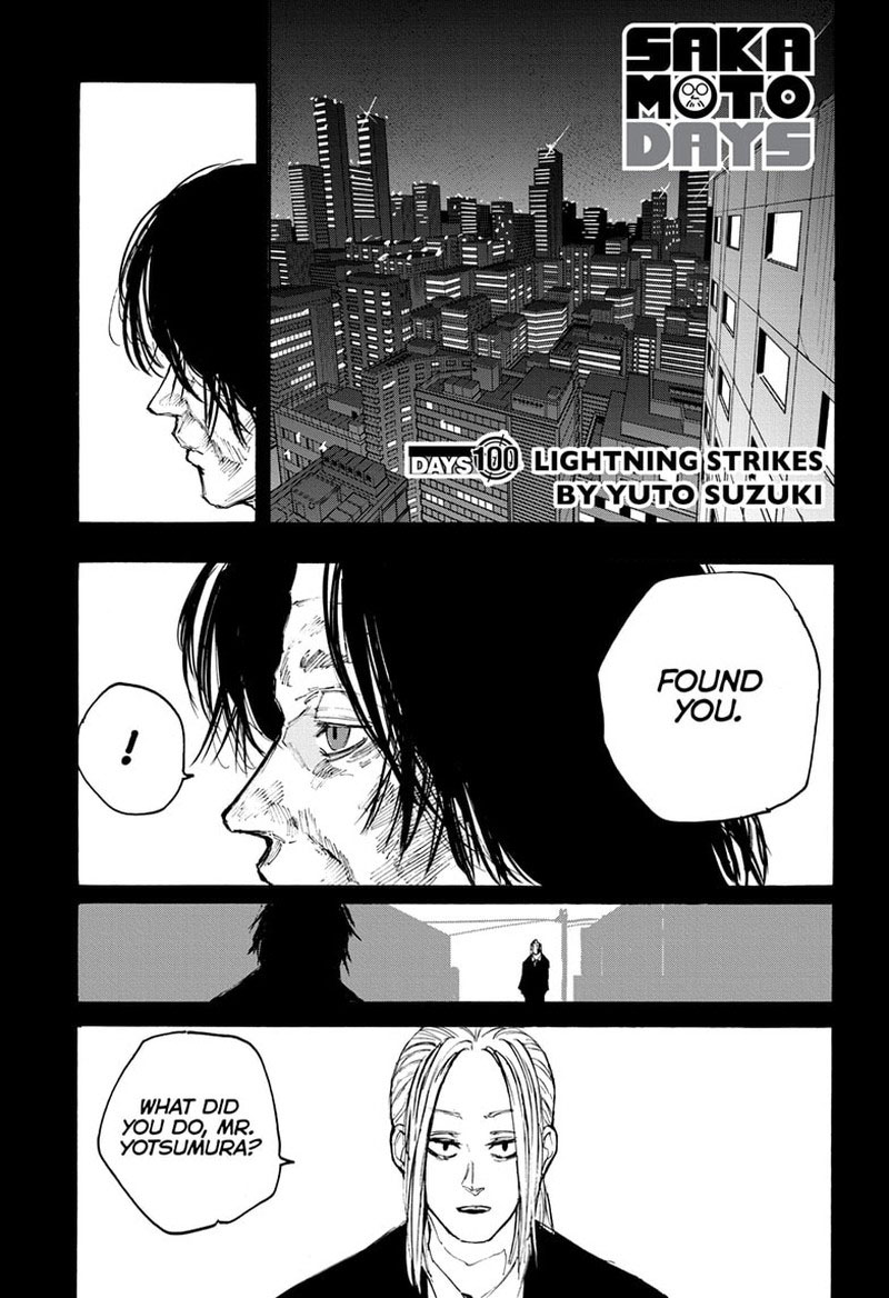 Sakamoto Days Chapter 100 Page 1