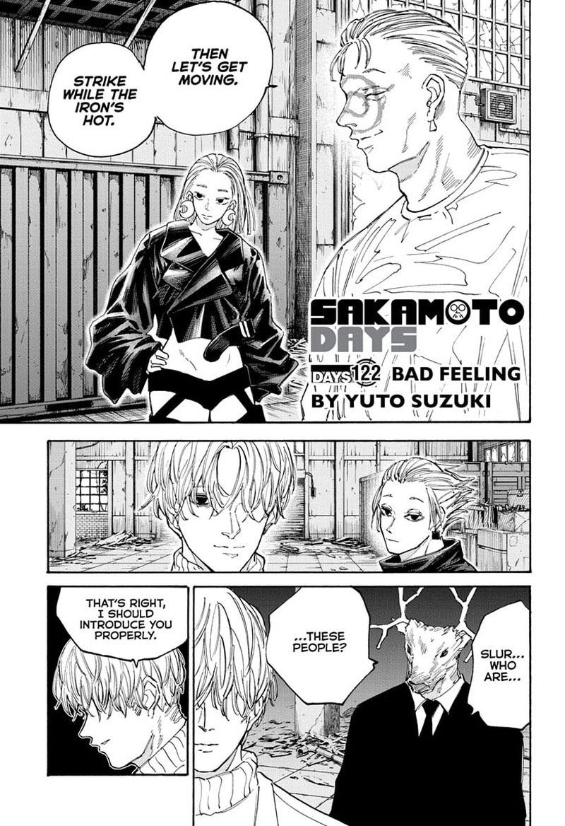 Sakamoto Days Chapter 122 Page 1