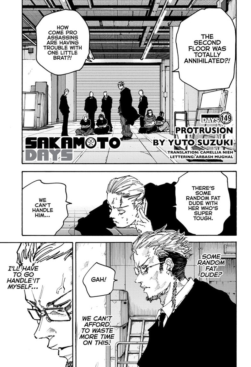 Sakamoto Days Chapter 149 Page 1