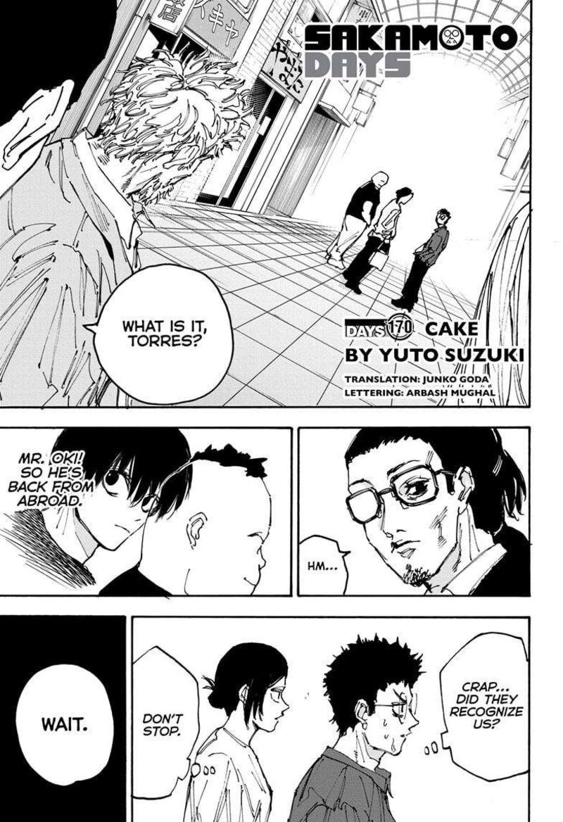 Sakamoto Days Chapter 170 Page 1