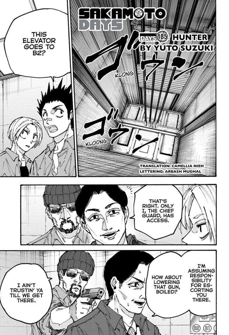 Sakamoto Days Chapter 185 Page 2