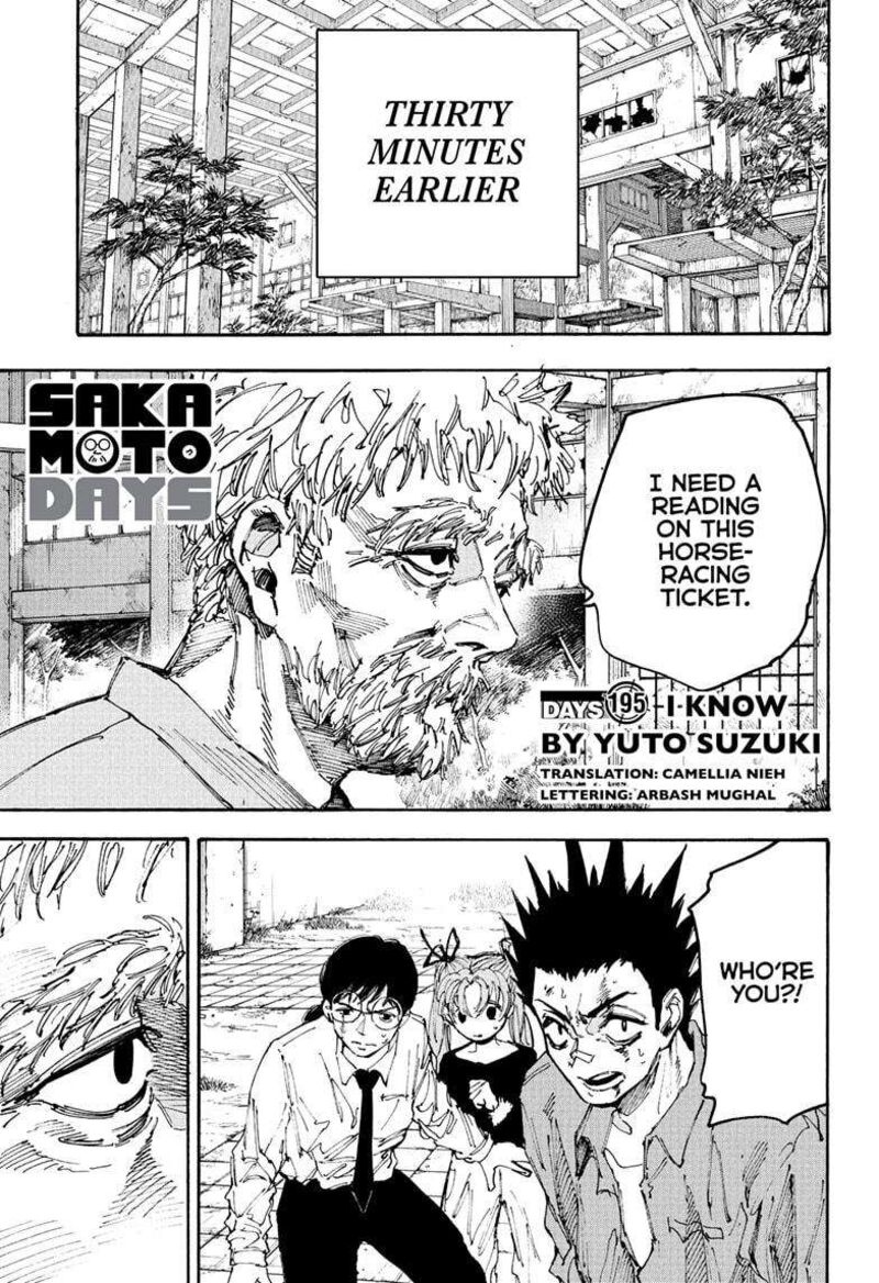 Sakamoto Days Chapter 195 Page 1