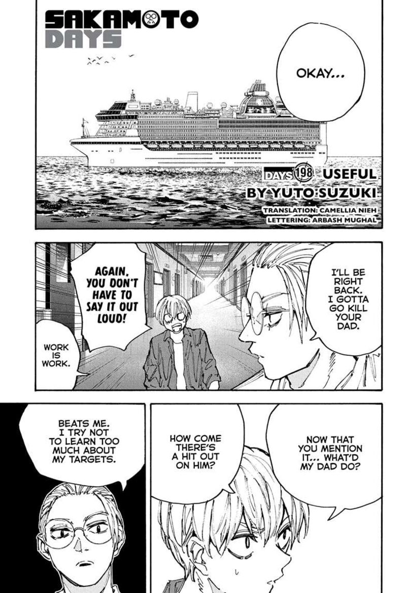 Sakamoto Days Chapter 198 Page 1