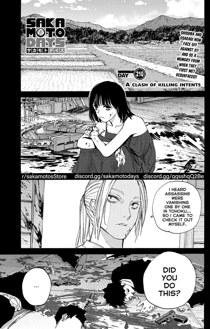 Sakamoto Days Chapter 210 Page 1