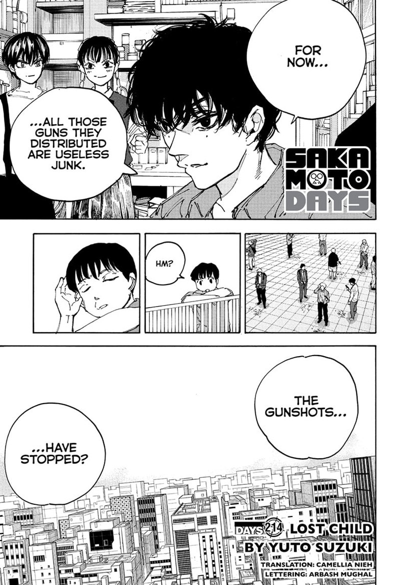 Sakamoto Days Chapter 214 Page 1