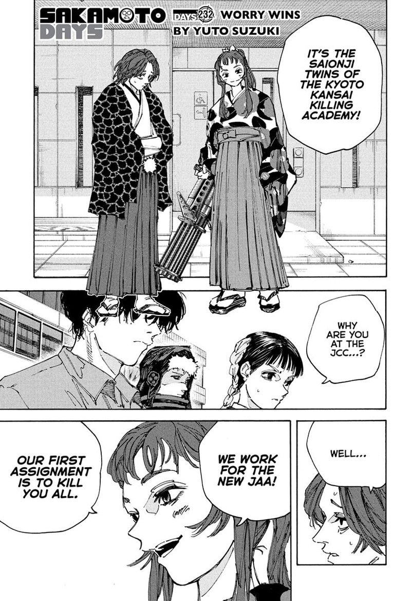 Sakamoto Days Chapter 232 Page 1