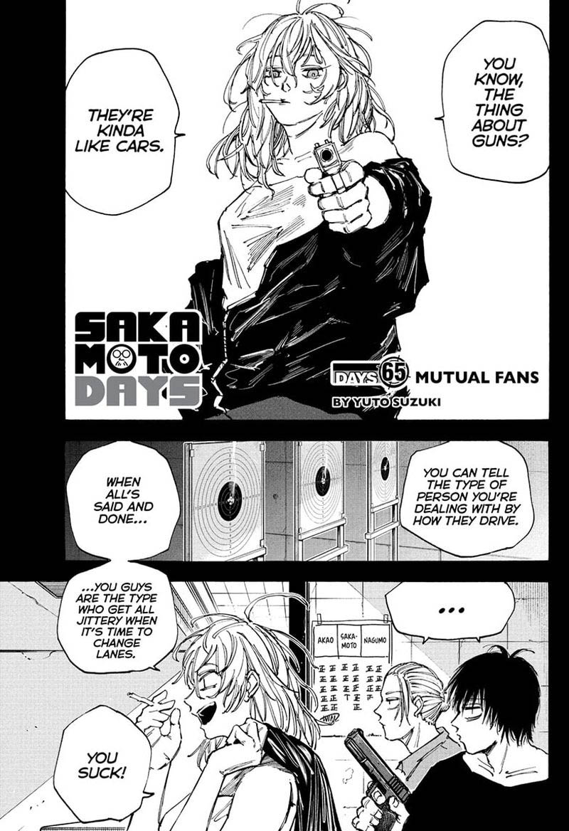 Sakamoto Days Chapter 65 Page 1